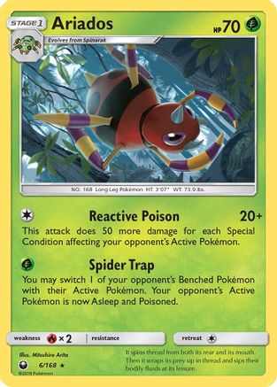 Ariados (6/168) Holofoil [Celestial Storm] - Holo Rare