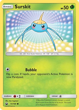 Surskit (015/168) [Celestial Storm] - Common