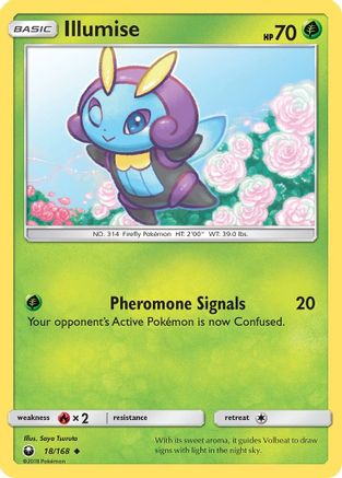 Illumise (18/168) Reverse Holofoil [Celestial Storm] - Uncommon
