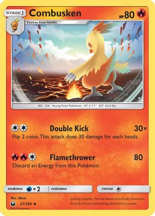 Combusken (27/168) Reverse Holofoil [Celestial Storm] - Uncommon