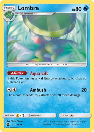 Lombre (037/168) Reverse Holofoil [Celestial Storm] - Uncommon