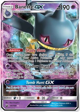 Banette GX (066/168) Holofoil [Celestial Storm] - Ultra Rare