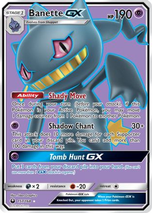 Banette GX (Full Art) (157/168) Holofoil [Celestial Storm] - Ultra Rare