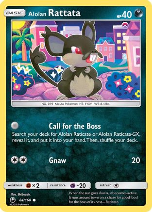 Alolan Rattata (084/168) Reverse Holofoil [Celestial Storm] - Common