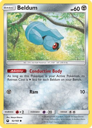 Beldum (092/168) Reverse Holofoil [Celestial Storm] - Common