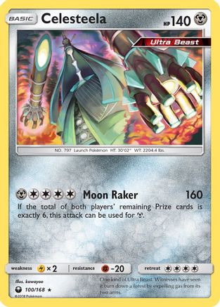 Celesteela (100/168) Reverse Holofoil [Celestial Storm] - Holo Rare