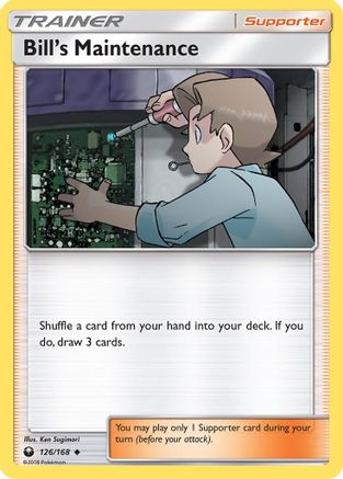 Bill's Maintenance (126/168) Reverse Holofoil [Celestial Storm] - Uncommon