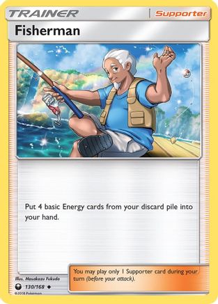 Fisherman (130/168) Reverse Holofoil [Celestial Storm] - Uncommon