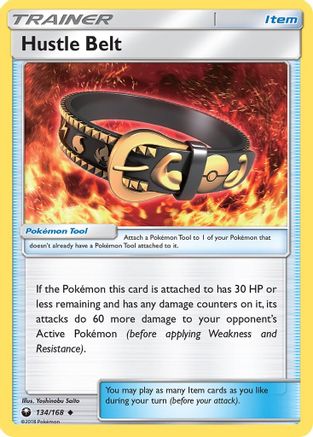 Hustle Belt (134/168) Reverse Holofoil [Celestial Storm] - Uncommon