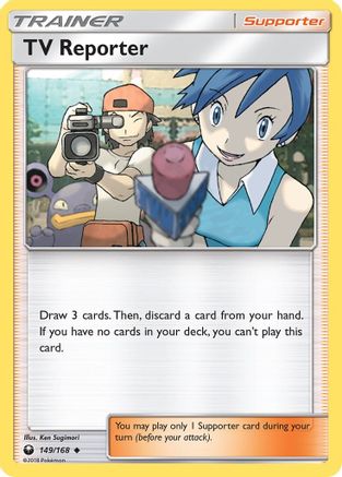 TV Reporter (149/168) Reverse Holofoil [Celestial Storm] - Uncommon