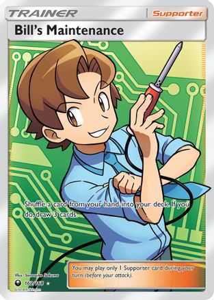 Bill's Maintenance (Full Art) (162/168) Holofoil [Celestial Storm] - Ultra Rare