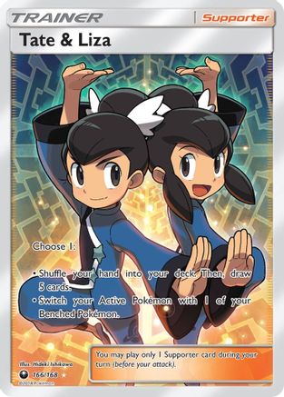 Tate & Liza (Full Art) (166/168) Holofoil [Celestial Storm] - Ultra Rare