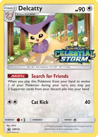 Delcatty - SM132 (Prerelease) (SM132/248) Holofoil [SM Promos] - Promo