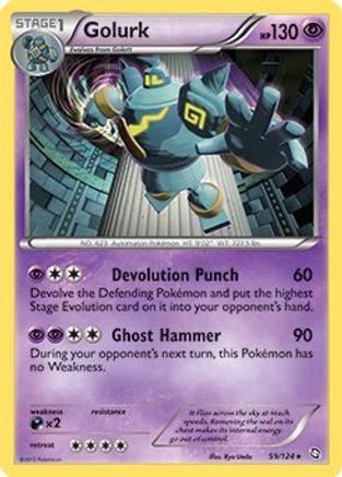 Golurk (EX Dragons Exalted) (59/124) [Deck Exclusives] - Rare