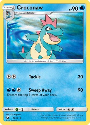 Croconaw (023/70) [Dragon Majesty] - Uncommon
