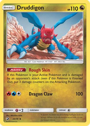 Druddigon (45/70) Reverse Holofoil [Dragon Majesty] - Uncommon
