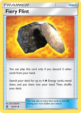 Fiery Flint (060/70) Reverse Holofoil [Dragon Majesty] - Uncommon