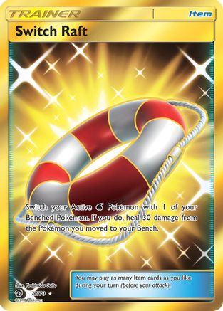 Switch Raft (Secret) (77/70) Holofoil [Dragon Majesty] - Secret Rare