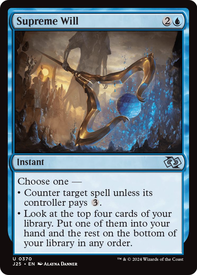 Supreme Will (J25-370) - Foundations Jumpstart
