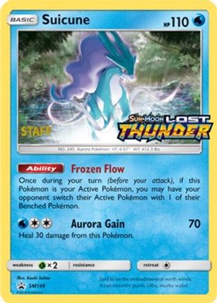 Suicune - SM149 (Prerelease) [Staff] (SM149) Holofoil [SM Promos] - Promo