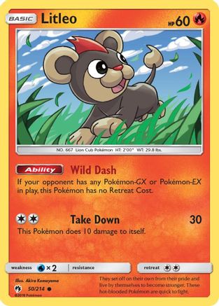 Litleo (50/214) [Lost Thunder] - Common