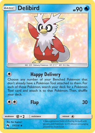 Delibird (057/214) [Lost Thunder] - Uncommon