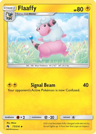 Flaaffy (077/214) Reverse Holofoil [Lost Thunder] - Uncommon