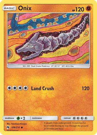 Onix (109/214) [Lost Thunder] - Common