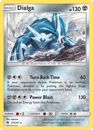 Dialga (127/214) Holofoil [Lost Thunder] - Holo Rare