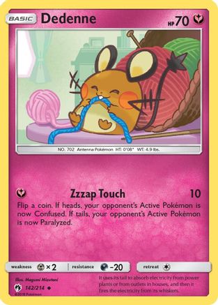 Dedenne (142/214) [Lost Thunder] - Uncommon