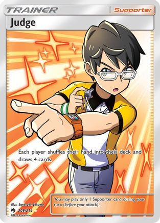 Judge (Full Art) (209/214) Holofoil [Lost Thunder] - Ultra Rare