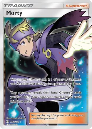 Morty (Full Art) (212/214) Holofoil [Lost Thunder] - Ultra Rare