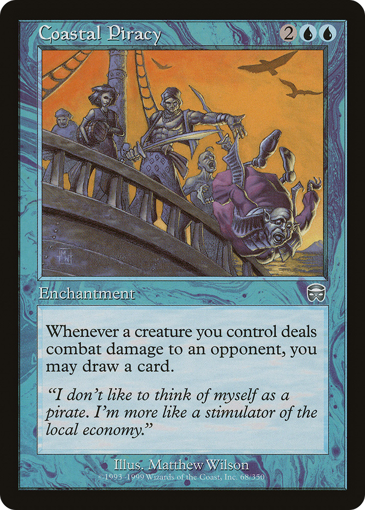 Coastal Piracy (MMQ-068) - Mercadian Masques Foil
