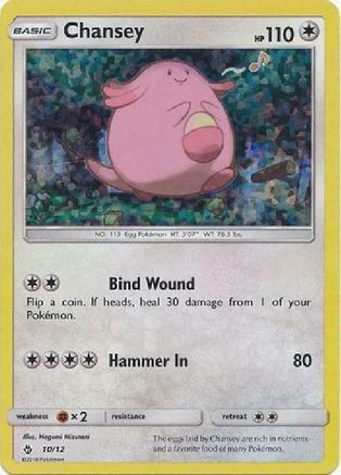 Chansey (10/12) Holofoil [McDonalds Promos 2018] - Promo