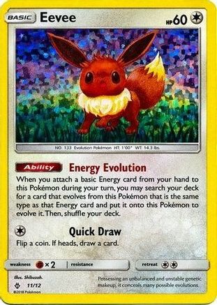 Eevee (11/012) Holofoil [McDonalds Promos 2018] - Promo