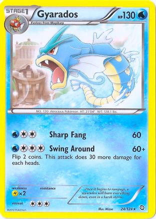 Gyarados (Cosmos Holo) (24/124) Holofoil [Blister Exclusives] - Promo