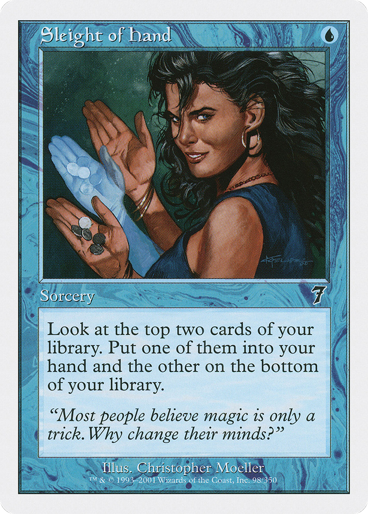 Sleight of Hand (7ED-098) - 7th Edition Foil