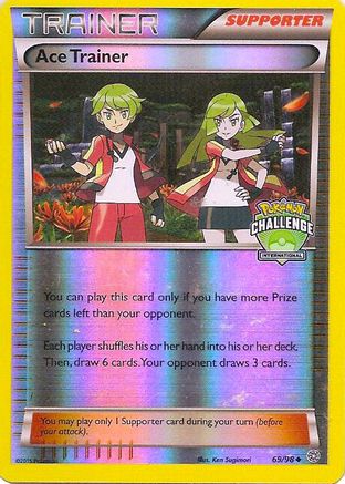 Ace Trainer (International Challenge) (69/98) Reverse Holofoil [League & Championship Cards] - Promo