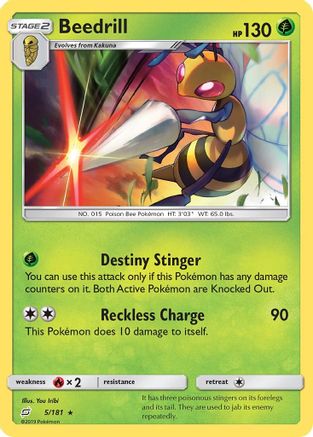Beedrill (5/181) [Team Up] - Rare