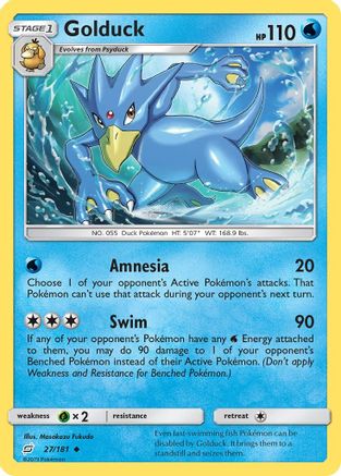 Golduck (27/181) [Team Up] - Uncommon