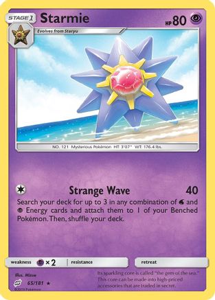 Starmie (065/181) [Team Up] - Rare