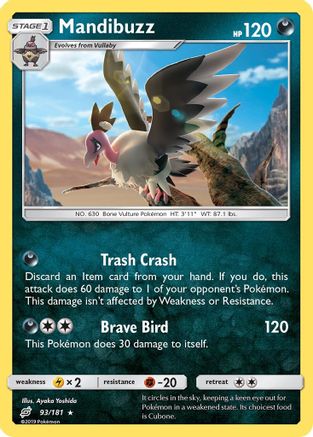 Mandibuzz (93/181) Reverse Holofoil [Team Up] - Rare