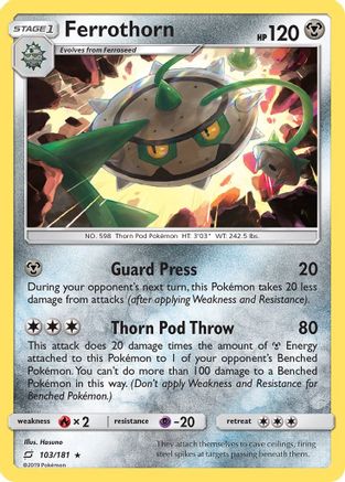 Ferrothorn (103/181) [Team Up] - Rare