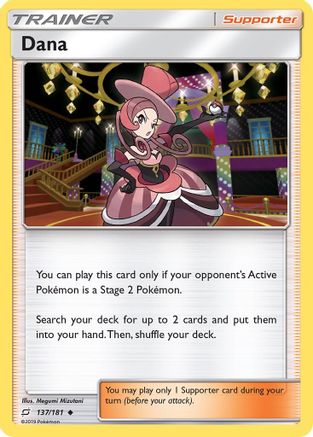 Dana (137/181) Reverse Holofoil [Team Up] - Uncommon