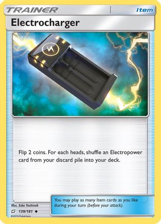 Electrocharger (139/181) Reverse Holofoil [Team Up] - Uncommon