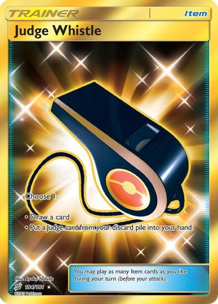 Judge Whistle (Secret) (194/181) Holofoil [Team Up] - Secret Rare