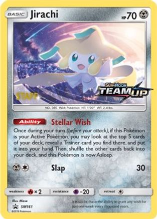 Jirachi - SM161 [Staff] (SM161) Holofoil [SM Promos] - Promo