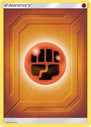 Fighting Energy (2019 Unnumbered) Reverse Holofoil [Team Up] - Common