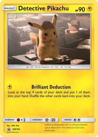 Detective Pikachu (SM194/248) Holofoil [SM Promos] - Promo