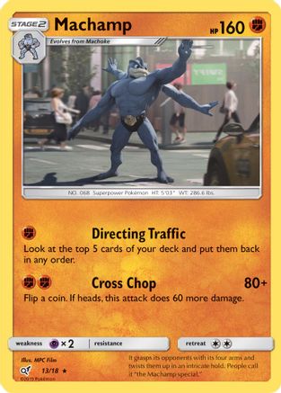 Machamp (013/18) Holofoil [Detective Pikachu] - Rare